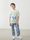 Crew Neck Stitch Printed Boys' T-shirt